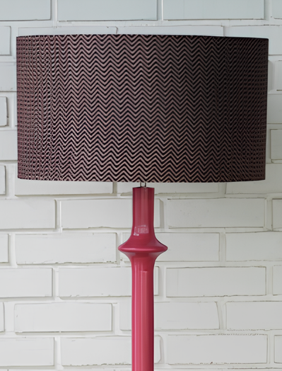 Barrel Shade (L) - Black Block Print